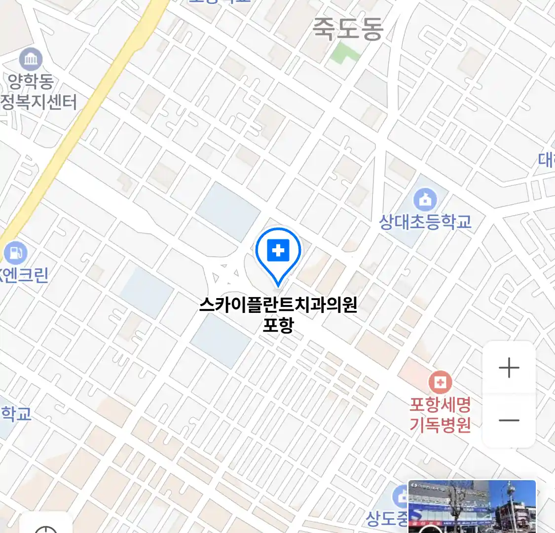 스카이플란트치과의원 포항 위치