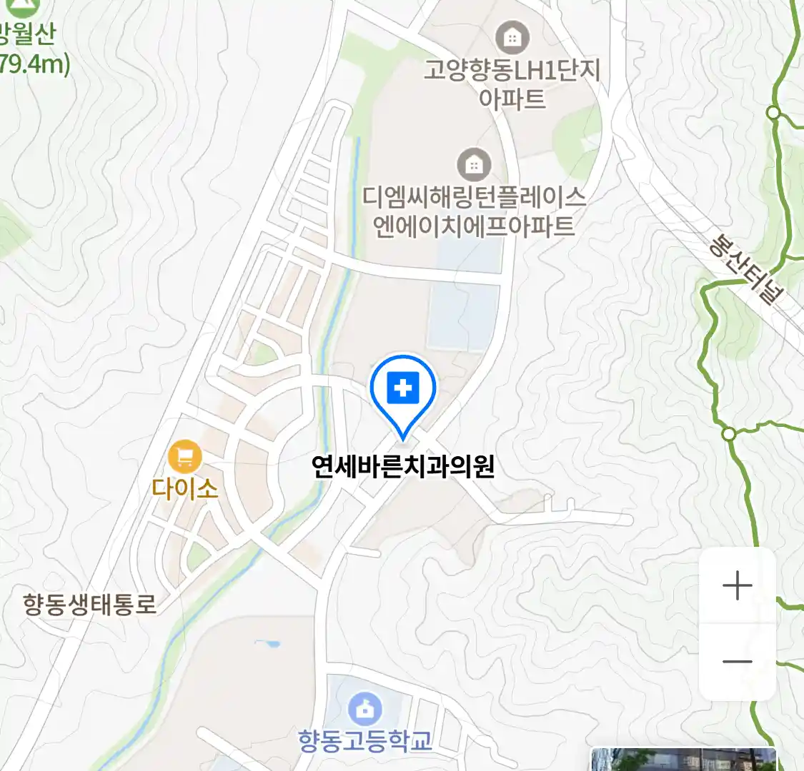 연세바른치과의원 위치