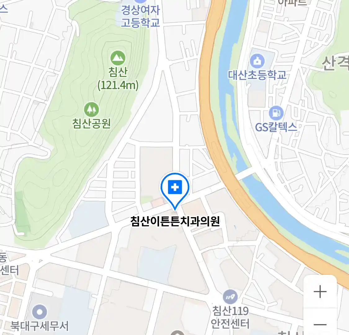 침산이튼튼치과의원 위치