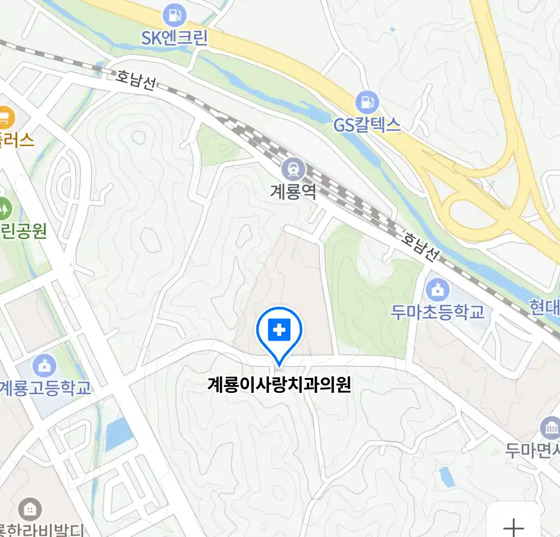 계룡이사랑치과의원 위치