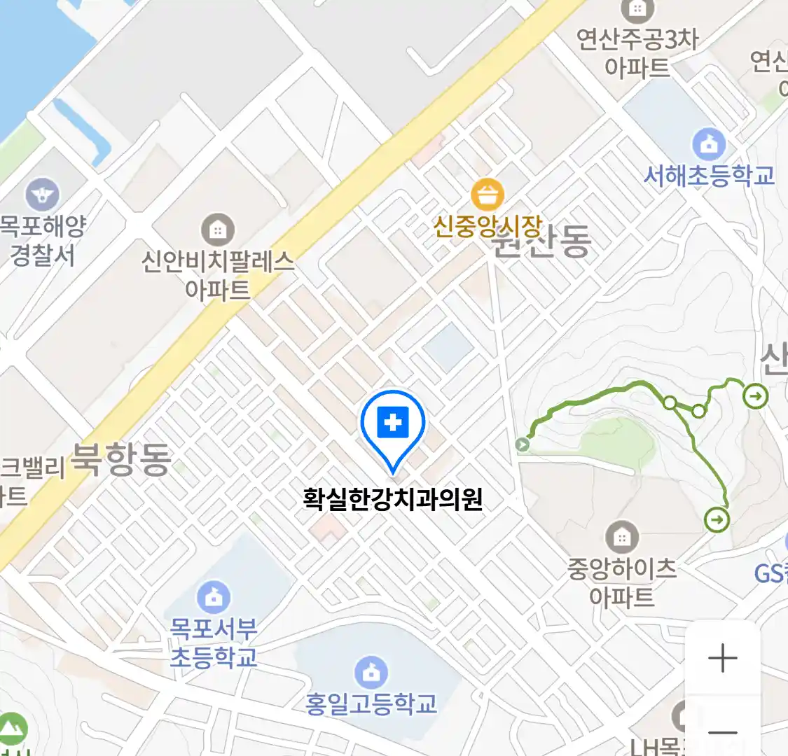 확실한강치과의원 위치