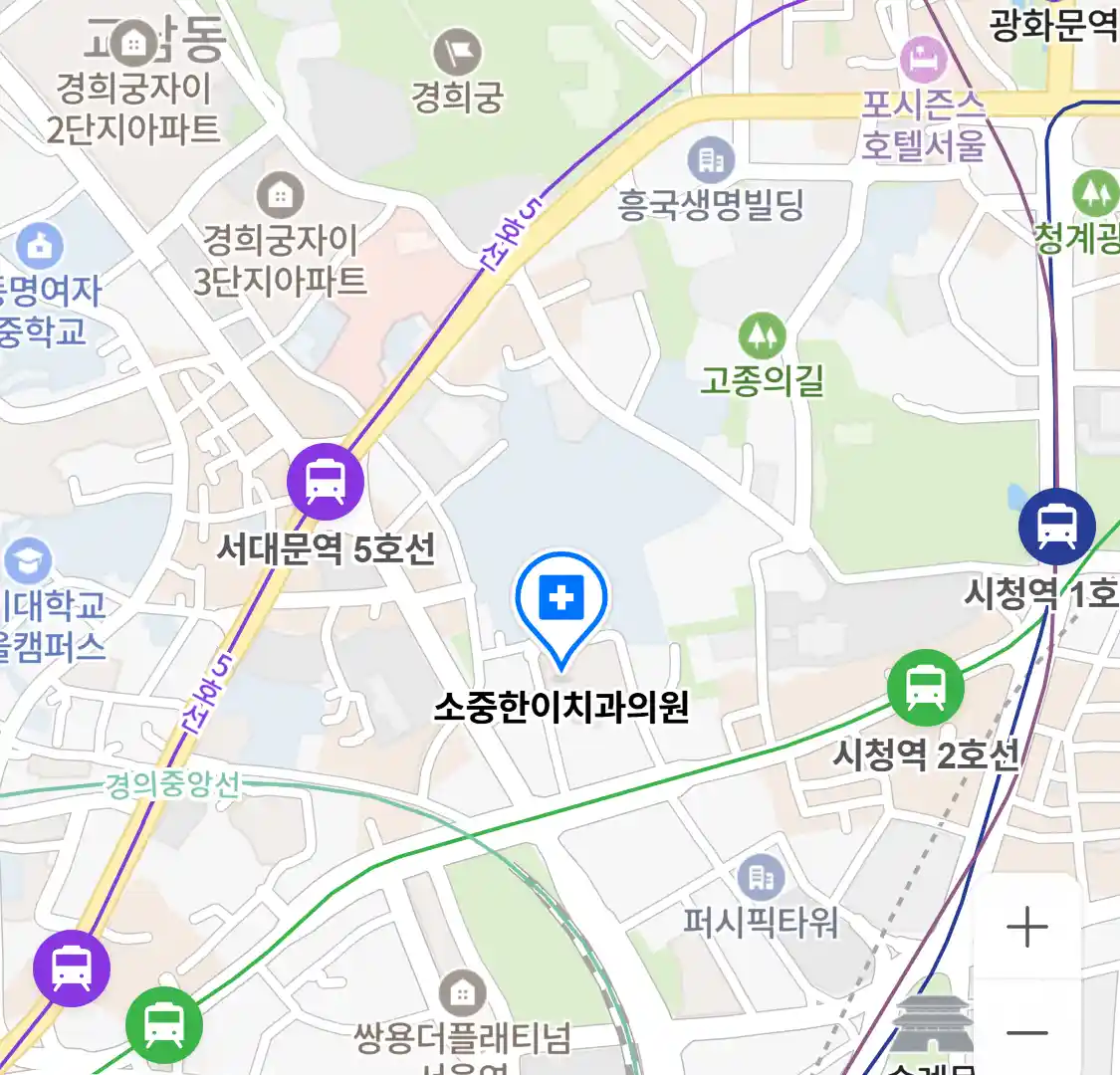 소중한이치과의원 위치