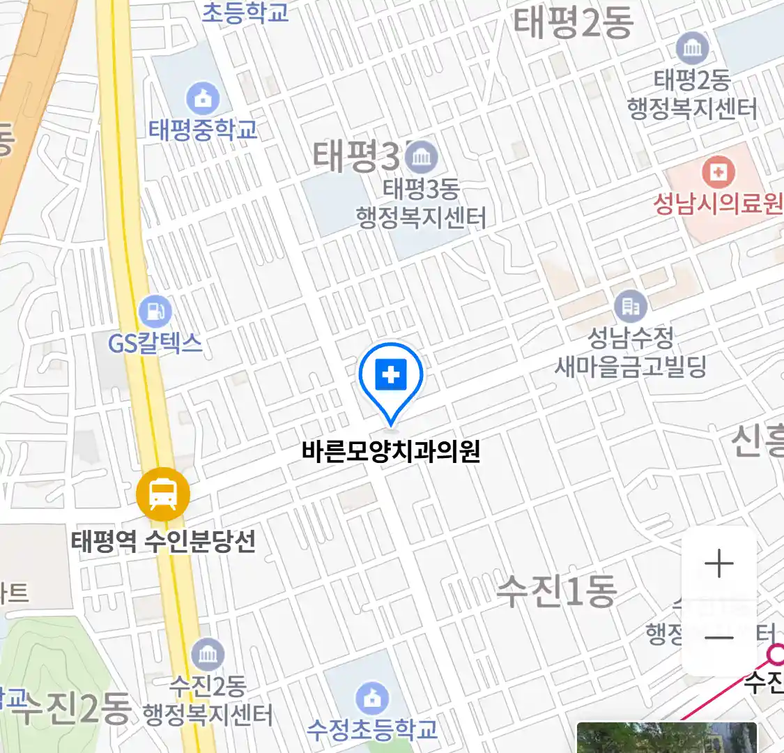 바른모양치과의원 위치