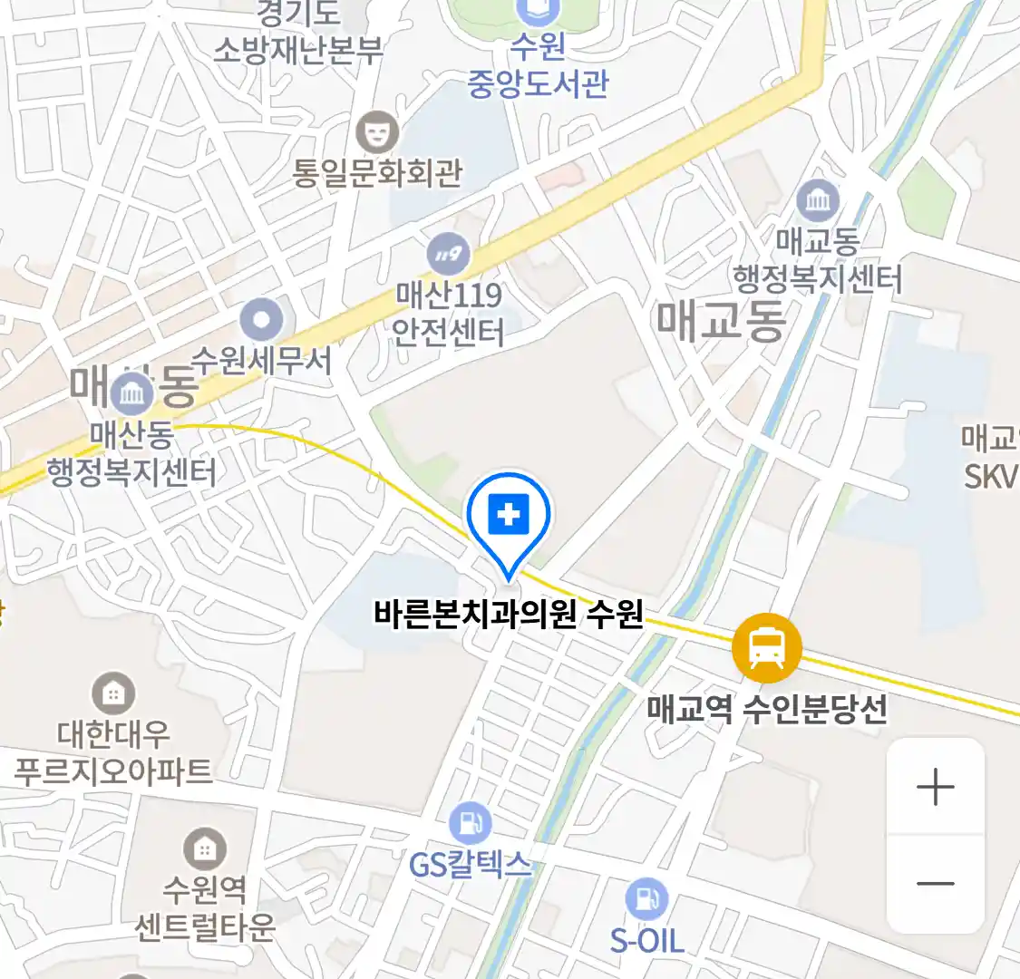 바른본치과의원 수원 위치