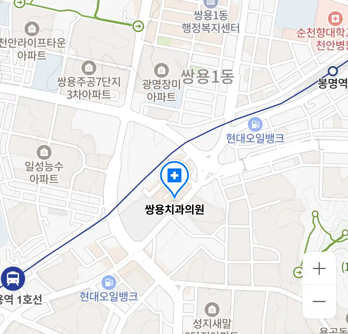 쌍용치과의원 위치