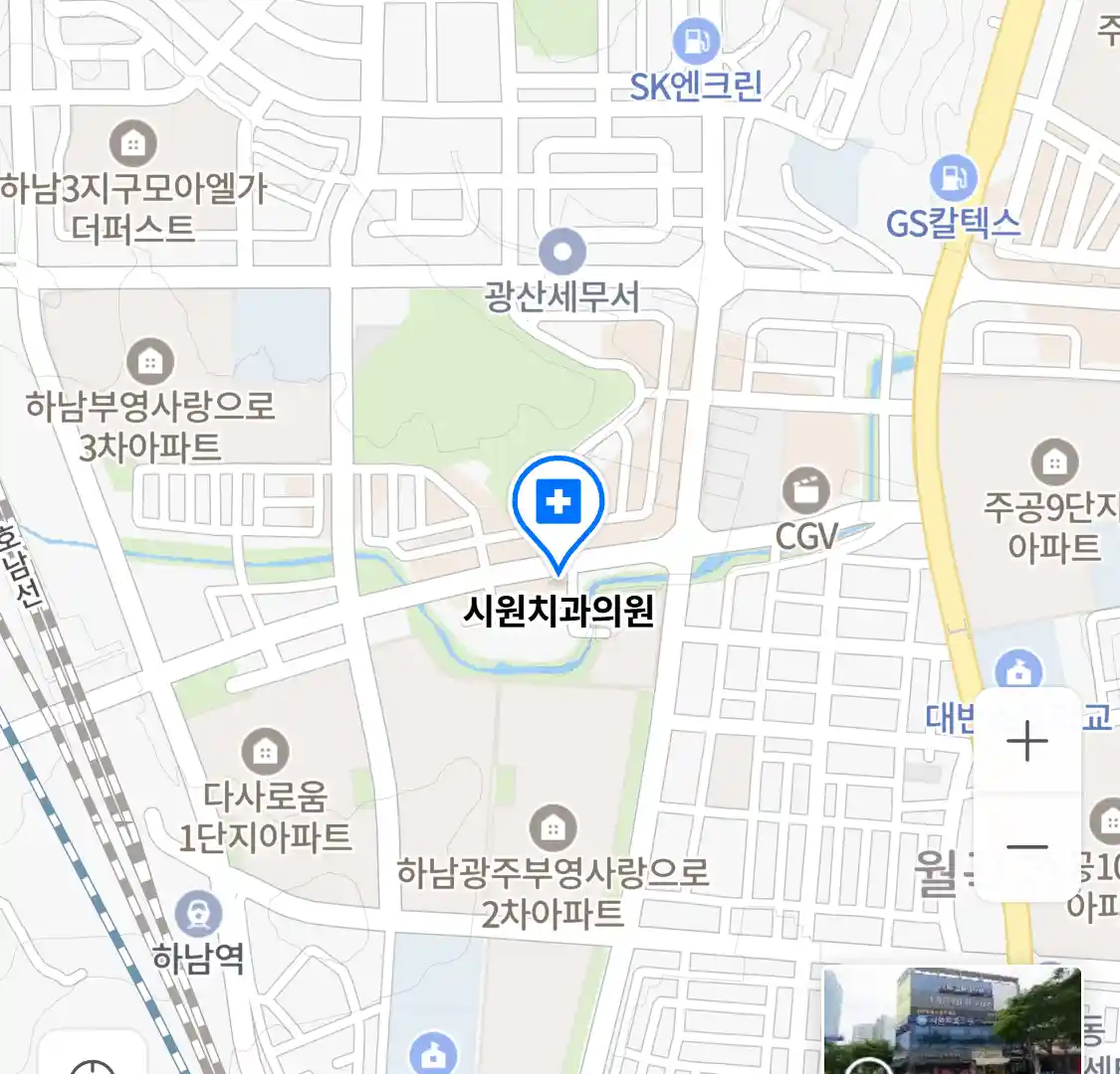시원치과의원 위치
