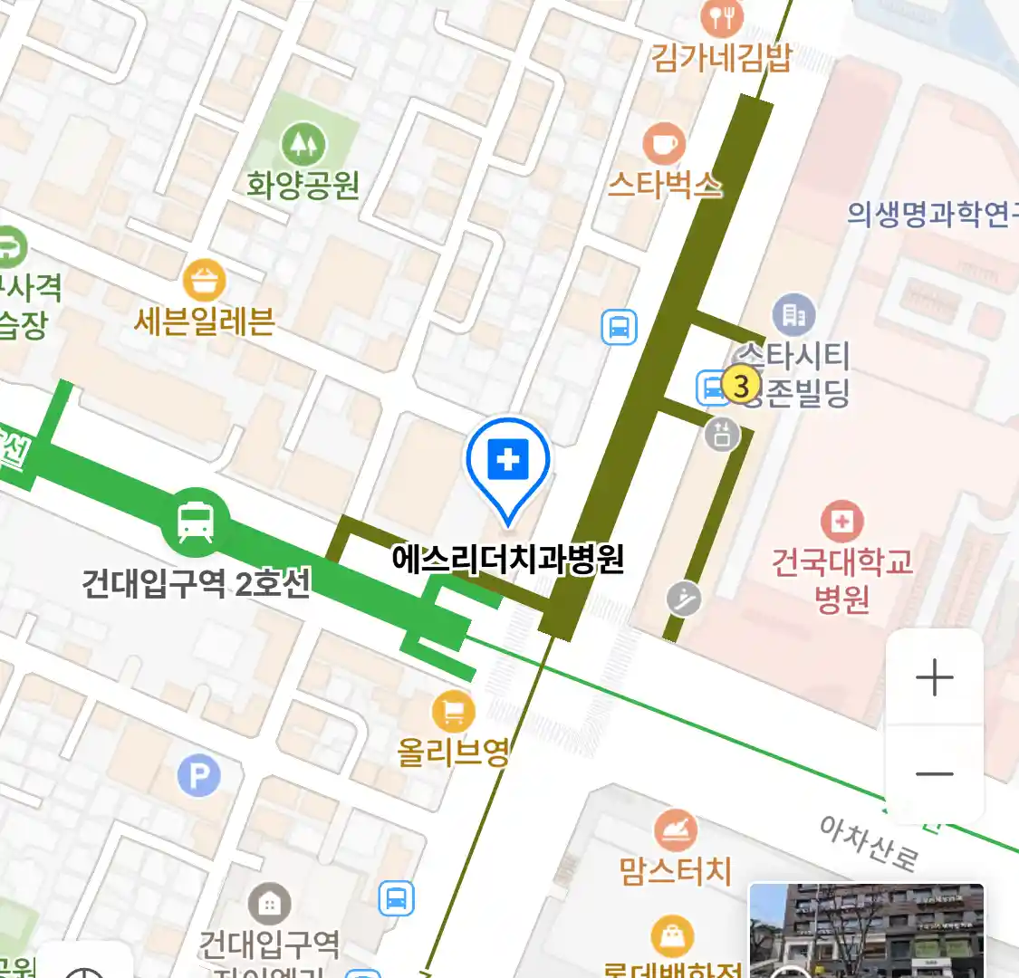 에스리더치과병원 위치