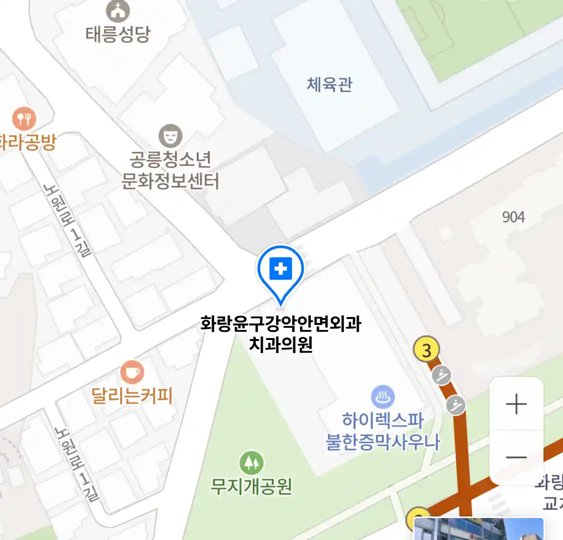 화랑윤구강악안면외과치과의원 위치