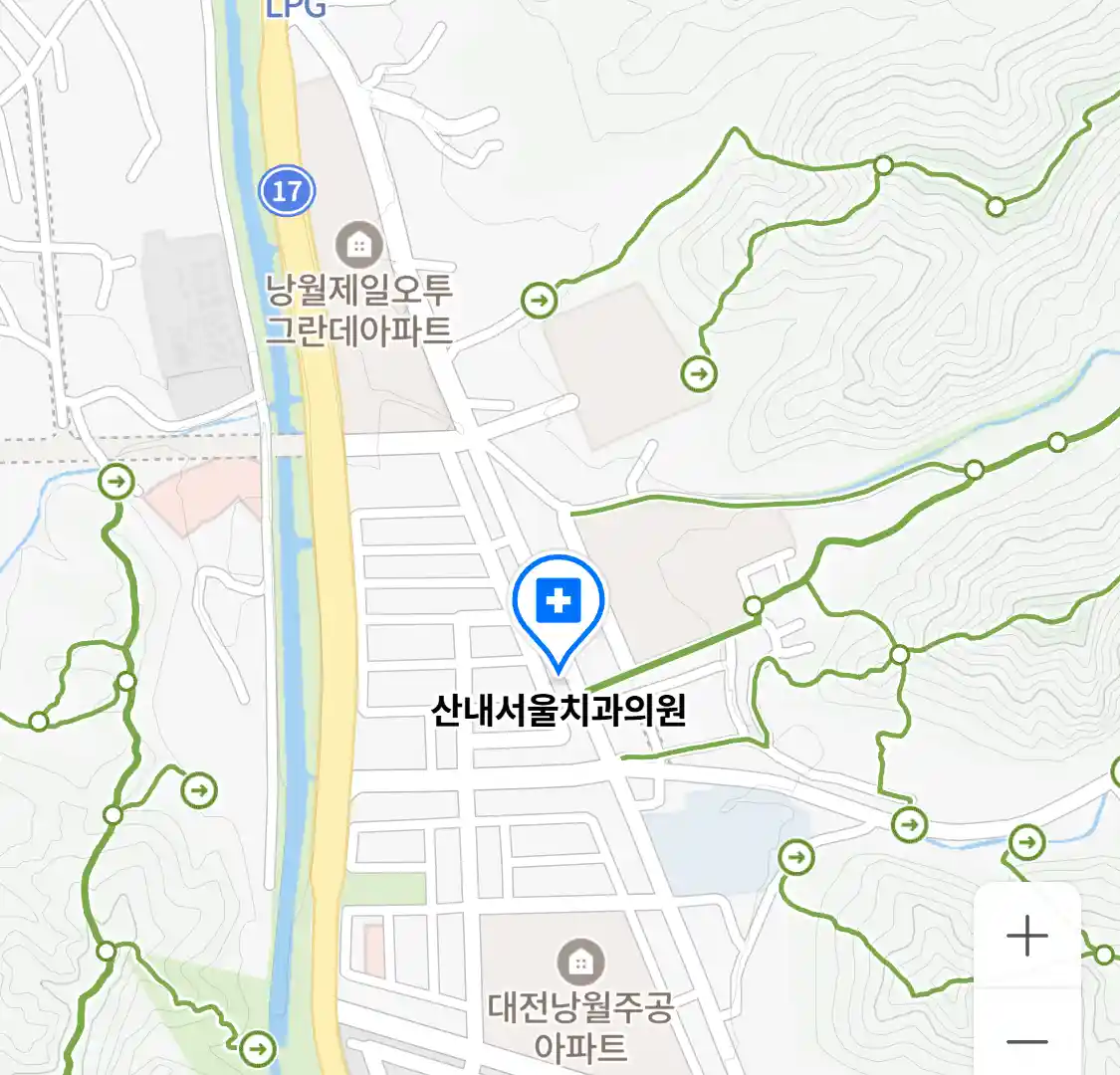 산내서울치과의원 위치