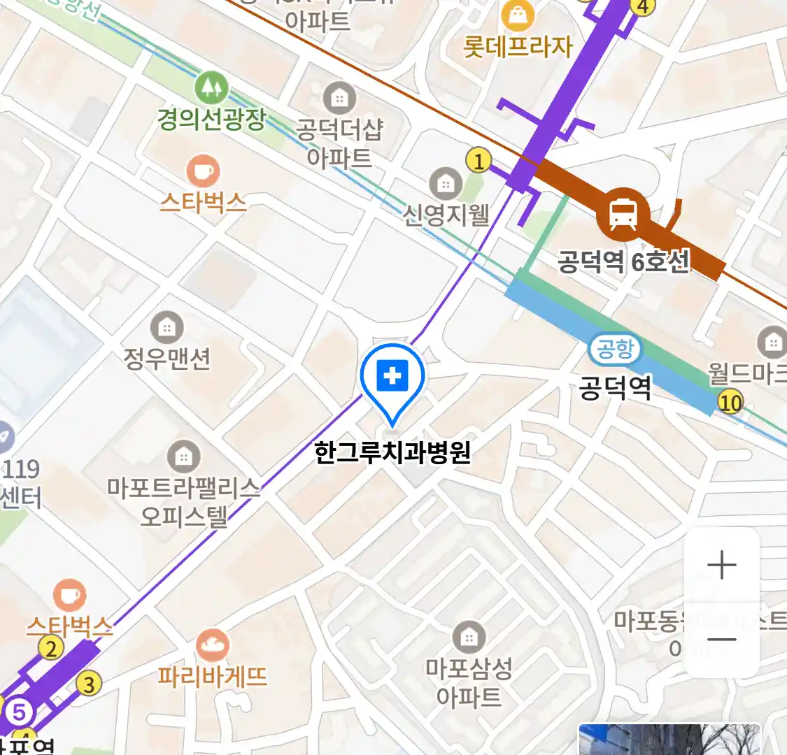 한그루치과병원 위치