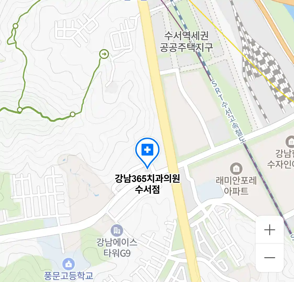 강남365치과의원 수서점 위치