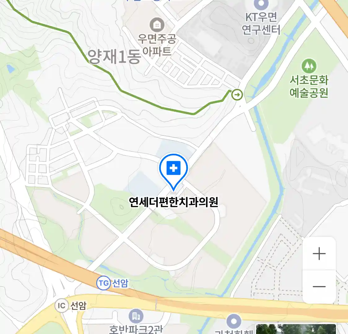연세더편한치과의원 위치