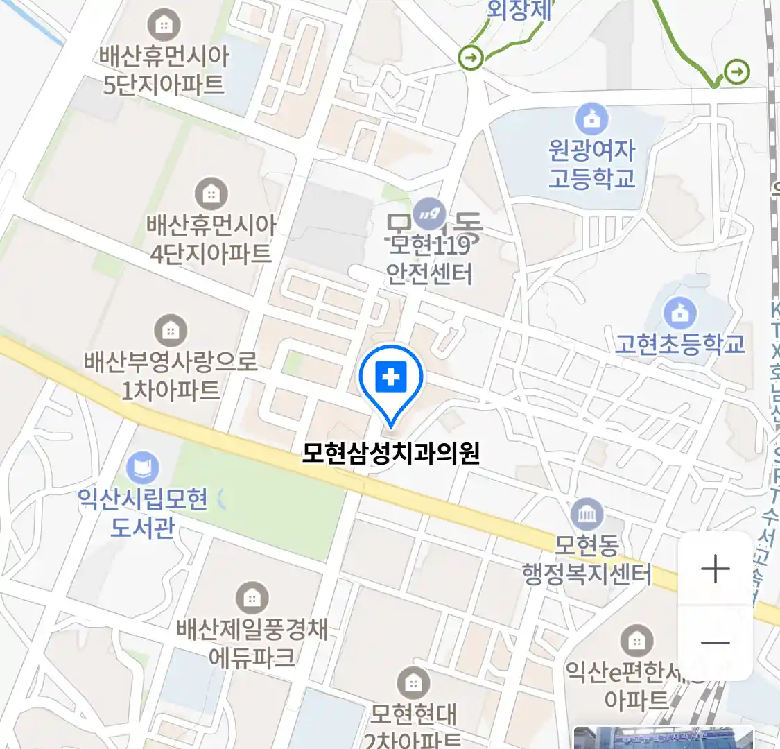 모현삼성치과의원 위치