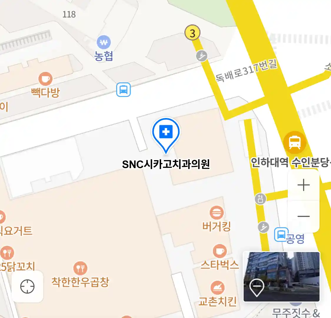 SNC시카고치과의원 위치