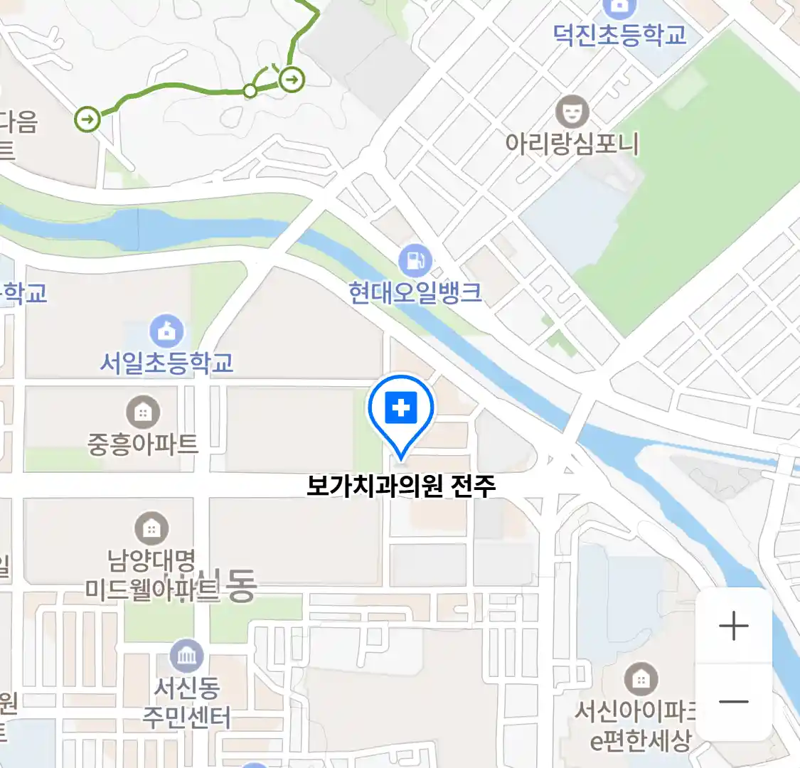 보가치과의원 전주 위치
