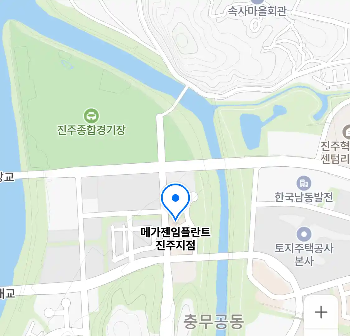 메가젠임플란트 진주지점 위치