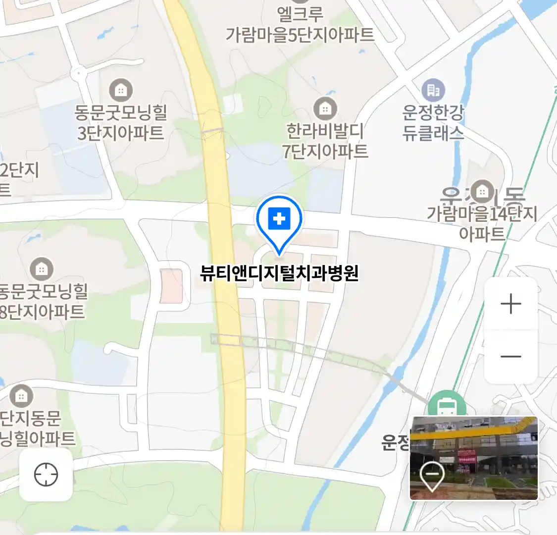 뷰티앤디지털치과병원 위치