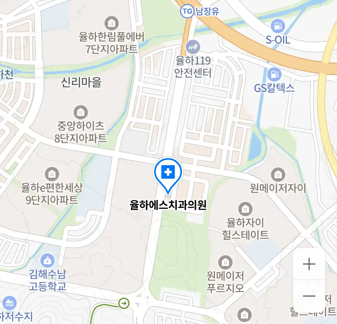 율하에스치과의원 위치