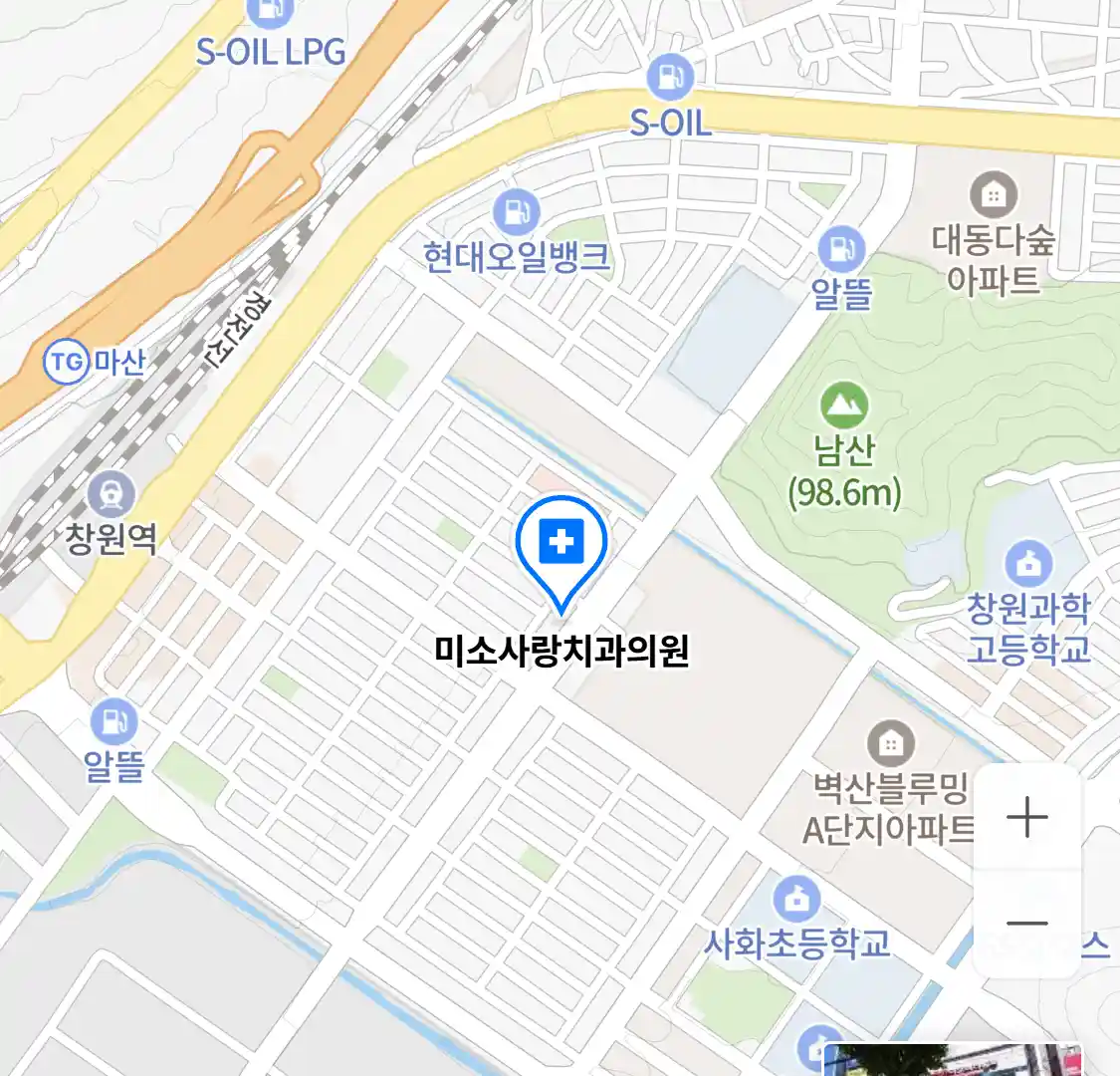 미소사랑치과의원 위치