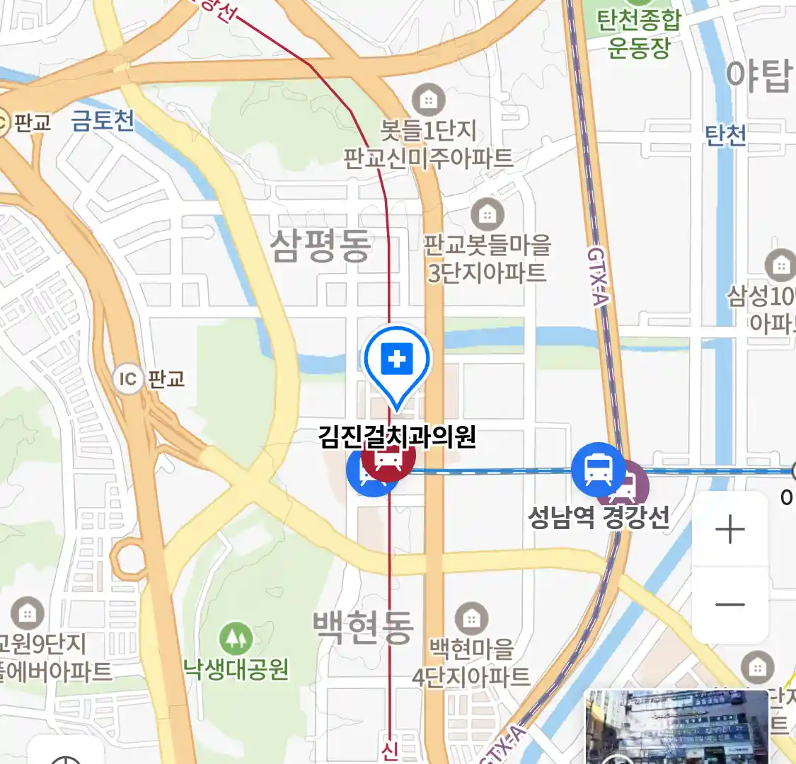 김진걸치과의원 위치