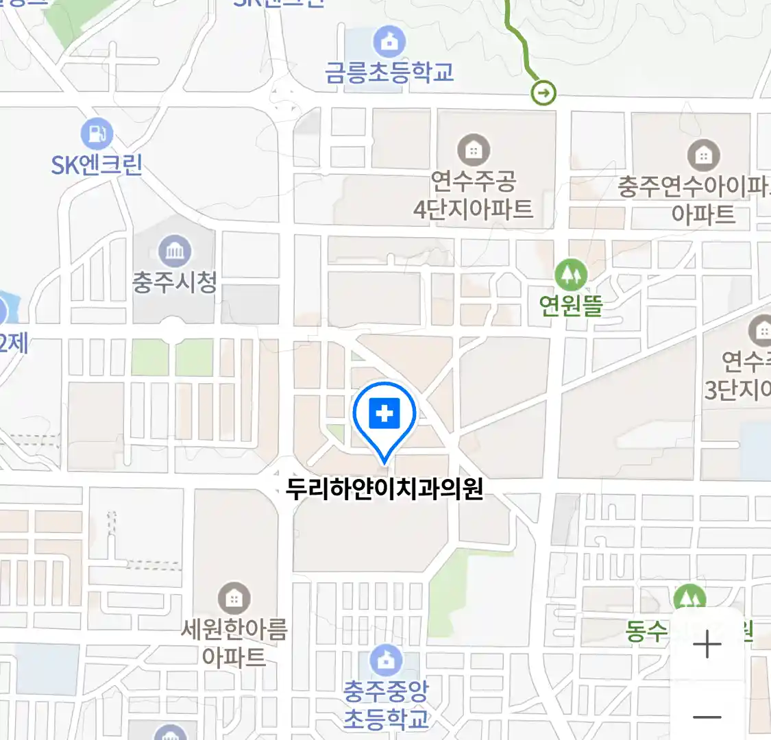 두리하얀이치과의원 위치